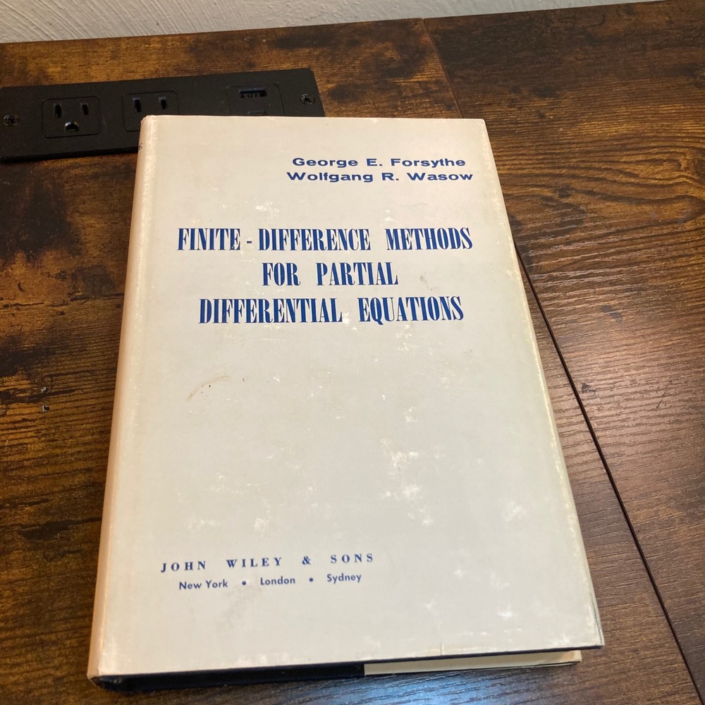 Finite-Difference Methods for Partial Differential Equations Forsythe HC DJ 1967